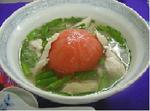 まるごとトマトと鶏肉のスープ
